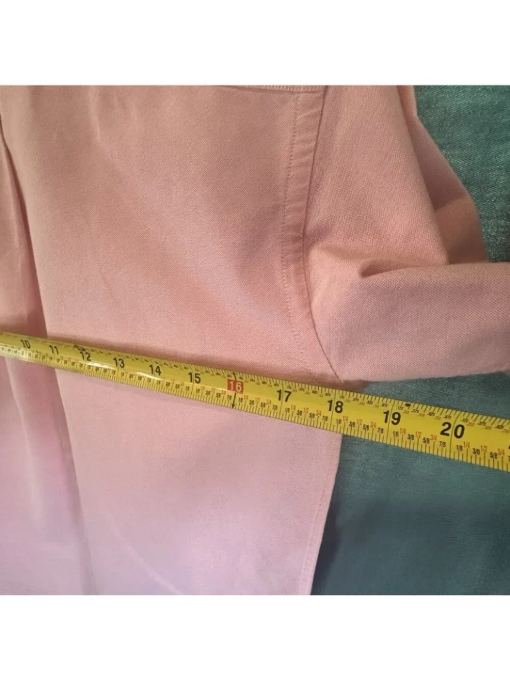 Ralph Lauren VTG Pink Classic Fit Oxford Button Down Shirt Pony Boys 14 Womens S